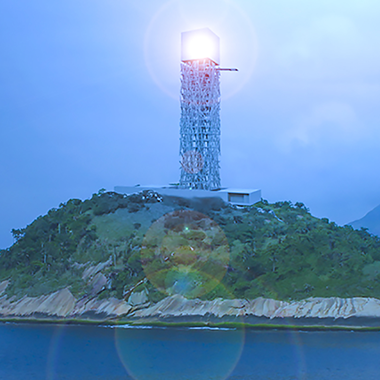 City tower Copacabana beach